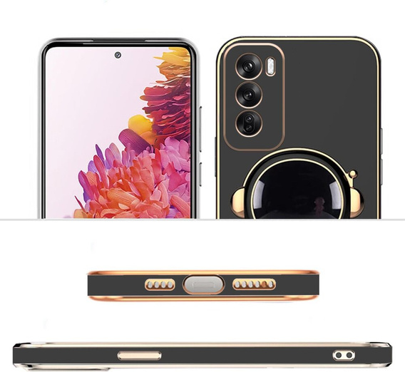 Etui do Oppo Reno 12 Pro, Astronaut, czarne