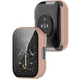2w1 Etui z wbudowanym szkłem hartowanym do Realme Watch 2 Pro - Różowy