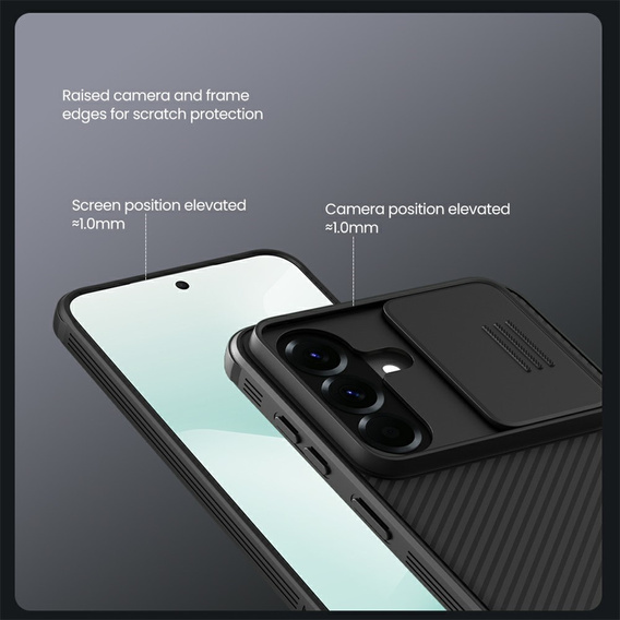 Etui NILLKIN do Samsung Galaxy A57 5G, Camshield Pro, do MagSafe, czarne