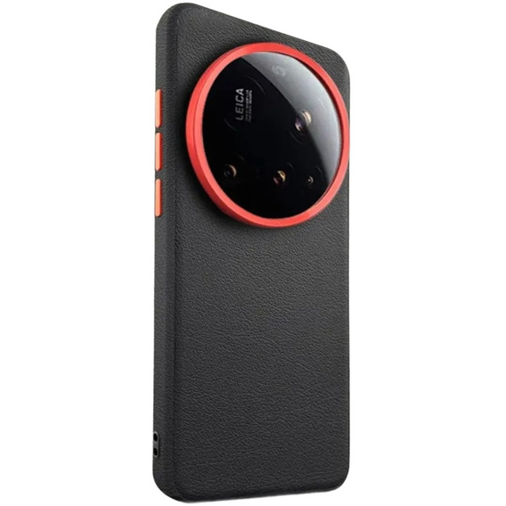 Etui skórzane do Xiaomi 15 Ultra, leather hybrid, czarne