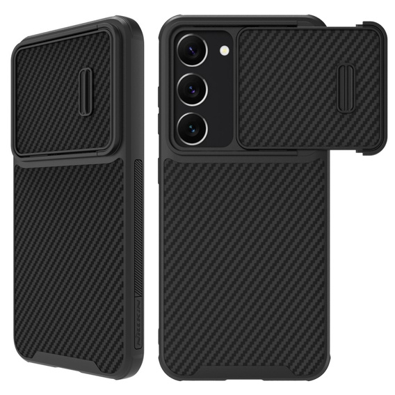 Etui NILLKIN do Samsung Galaxy S23, CamShield Carbon Case, Black