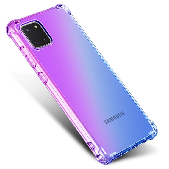 Etui Gradient Dropproof do Samsung Galaxy A22 5G, Fioletowe / niebieskie