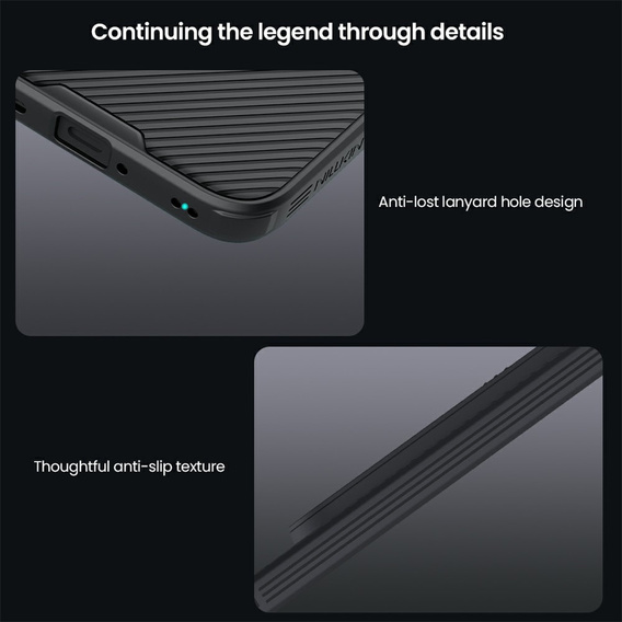 Etui NILLKIN do Xiaomi Redmi Note 15 Pro 5G, Camshield Pro, czarne