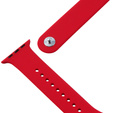 Pasek Silikonowy do Apple Watch 1/2/3/4/5/6/7/8/9/10/11/SE Ultra 1/2/3 42/44/45/46/49mm, Czerwony