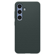 Etui Spigen do Samsung Galaxy S25, Liquid Air, abyss green + Szkło Hartowane 9H