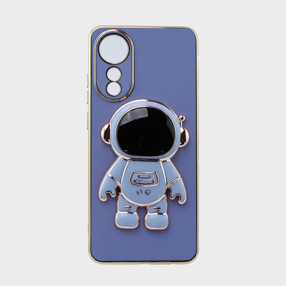 Etui do Oppo A78 4G, Astronaut, niebieskie