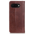 Etui z klapką do Google Pixel 9A, Split Leather, brązowe