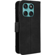 Etui z klapką do Motorola Edge 60 / 60 Fusion, Card Slot, czarne