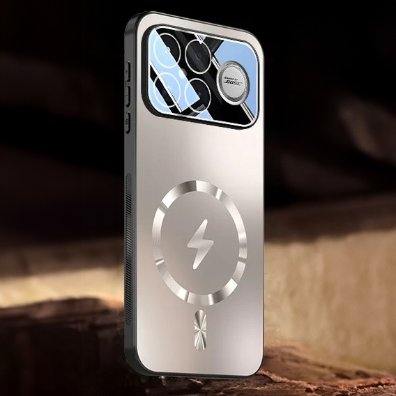 Etui ochronne do Xiaomi Poco F8 Ultra, do MagSafe, szare