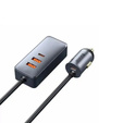 Baseus ładowarka samochodowa Share Together 2 w 1 PD 120 W - Szara