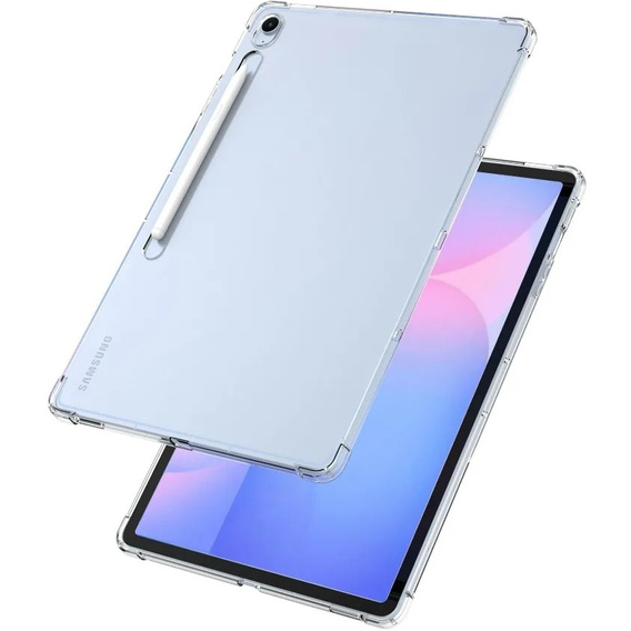 Etui do Samsung Galaxy Tab S10 FE+ Plus, Silikonowe, przezroczyste