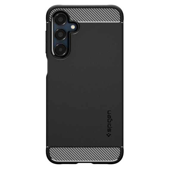 Etui Spigen do Samsung Galaxy A16 / A16 5G, Rugged Armor MagSafe, czarne + Szkło Hartowane 9H