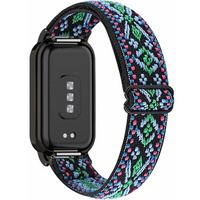 Pasek Nylonowy do Xiaomi Redmi Smart Band 2 / Xiaomi Smart Mi Band 8 Active, Kolorowy