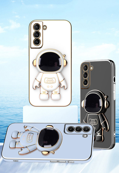 Etui do Samsung Galaxy S22 5G, Astronaut, białe