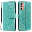Etui z klapką do Samsung Galaxy A14 4G/5G, Mandala, zielone