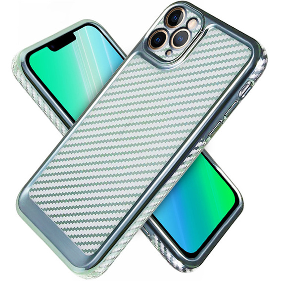 Etui do iPhone 11 Pro Carbon Slim Case Obudowa, Niebieskie