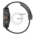 Pasek Silikonowy do Samsung Galaxy Watch Ultra 47mm (2025 / 2024), Czarny