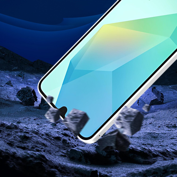 Szkło Hartowane 3D do Samsung Galaxy A16 / A16 5G, czarna ramka