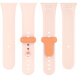 Pasek Silikonowy do Xiaomi Redmi Watch 3, Różowy / Pomarańczowy