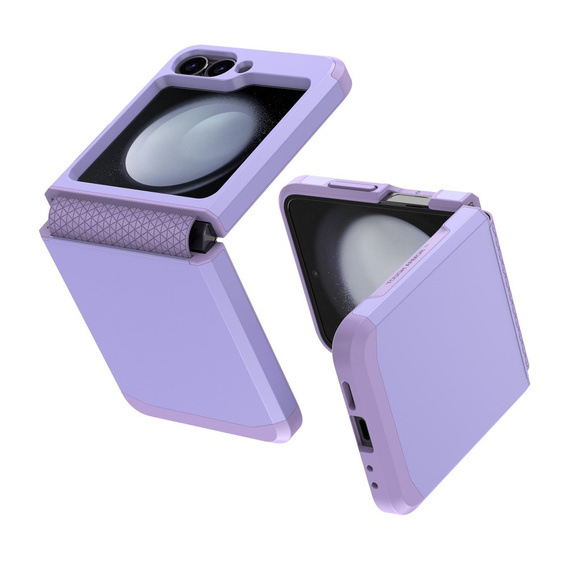 Etui pancerne do Samsung Galaxy Z Flip7 FE / Z Flip6, Armor Shockproof, fioletowe