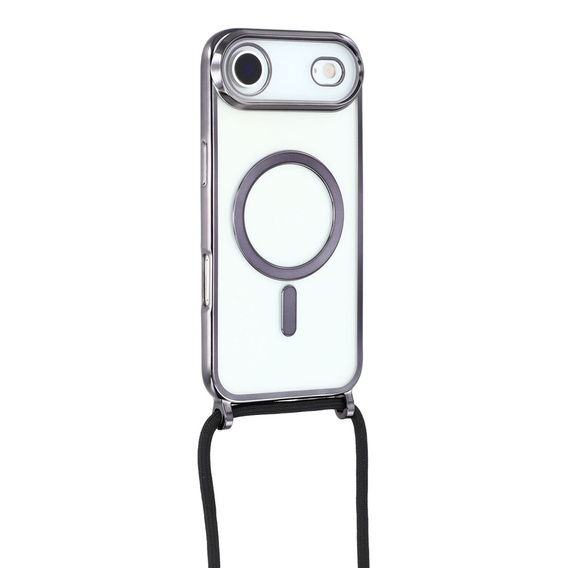 Etui do iPhone Air, Electro MagSafe, czarne + Smycz