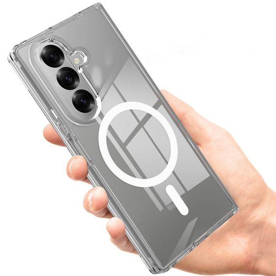 Etui z funkcją MagSafe do Samsung Galaxy Z Fold7 5G - Przezroczyste