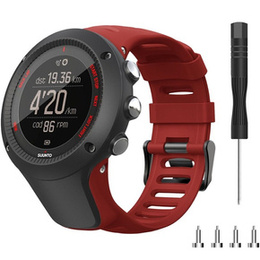 Pasek Silikonowy do Suunto Ambit 1/2/3/2S/2R/3P/3S/3R, Bordowy