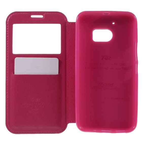 ROAR KOREA Etui Noble View Case do HTC One M10 - Rose
