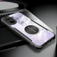 Etui do Xiaomi Redmi A5, z blaszką magnetyczne, przezroczyste / czarne