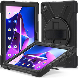 Etui do Lenovo Tab M10 10.1 Gen 3 TB-328FU/TB-328XU, Pancerne obrotowe 360, Czarne