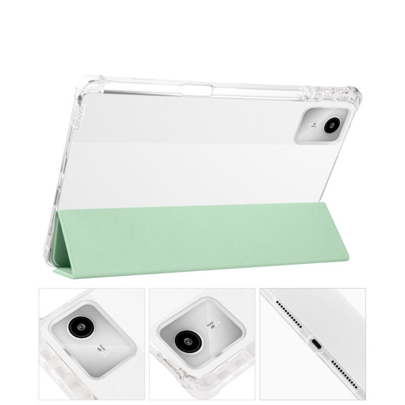 Etui do Lenovo Tab M11, Smartcase Hybrid, z miejscem na rysik, zielone