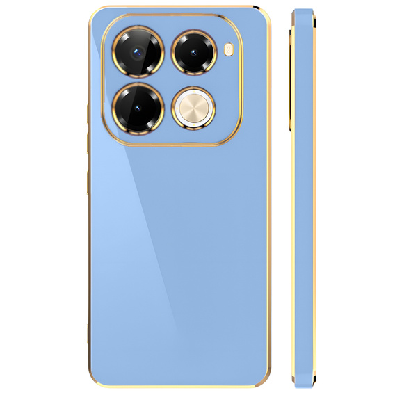 Etui do Infinix Note 40 Pro, Glamour CamShield, niebieskie
