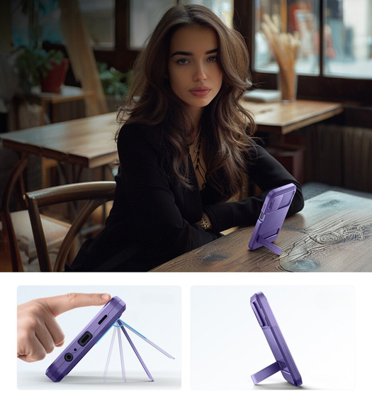 Etui do Samsung Galaxy A15 5G, Suritch Basic, fioletowe