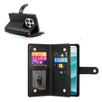 Etui z klapką do Xiaomi Redmi Note 14 Pro 5G / Poco X7 5G, Wallet Zipper Pocket, czarne
