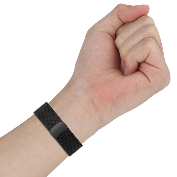 Pasek Bransoleta Milanese do Xiaomi Smart Band 8 Pro / Xiaomi Smart Band 9 Pro, Czarna