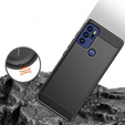 Etui do Motorola Moto G60S, Karbon, czarne