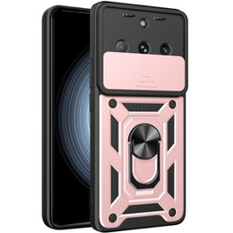 Etui pancerne do Realme 11 Pro 5G / 11 Pro+ 5G, CamShield Slide, różowe rose gold