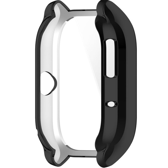 2w1 Etui z osłoną na ekran do Amazfit GTS 4, Czarne