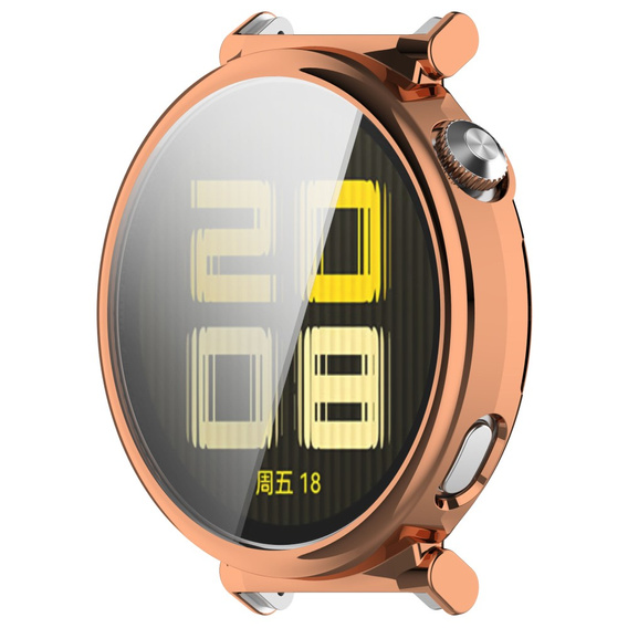 2w1 Etui z Osłoną na ekran do Huawei Watch GT 5 41mm, Różowe rose gold