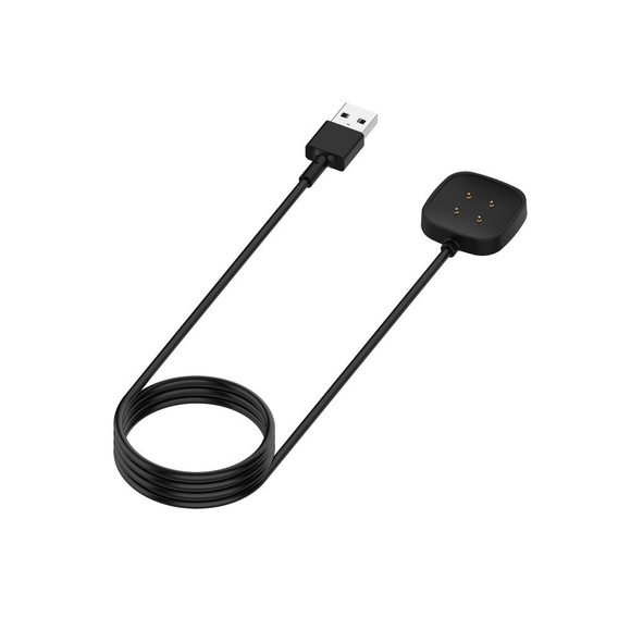 Kabel USB/ładowarka do Fitbit Versa 3 / Sense, Black