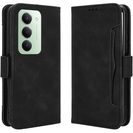 Etui z klapką do Xiaomi Redmi 15 5G / 4G, Card Slot, czarne