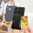 Etui do Samsung Galaxy A05s, Card Holder Kickstand, czarne