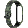 Pasek Silikonowy do Samsung Galaxy Fit 2 SM-R220, Camuflage Green