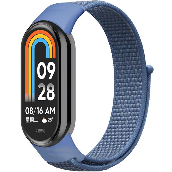 Pasek Nylonowy do Xiaomi Smart Band 10 / 9 / 8, Niebieski