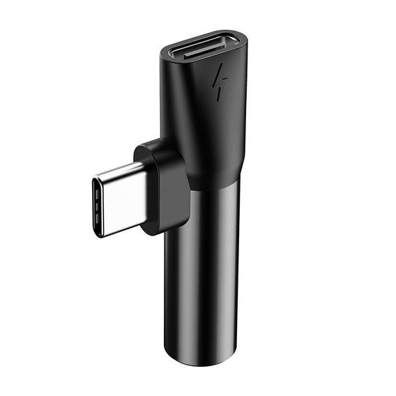 Adapter Audio Baseus USB‑C do Mini‑Jack 3,5 mm – czarny