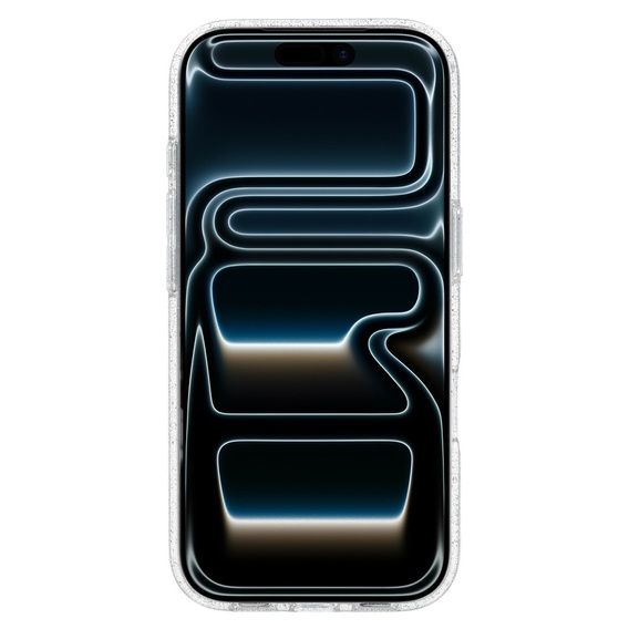 Etui do iPhone 17 Pro Max, ERBORD Glitter MagSafe, przezroczyste