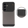 Etui do Samsung Galaxy S24, ERBORD CamProtect, szare gunmetal