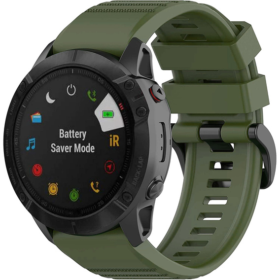 Pasek Silikonowy QuickFit 22mm do Garmin, Zielony