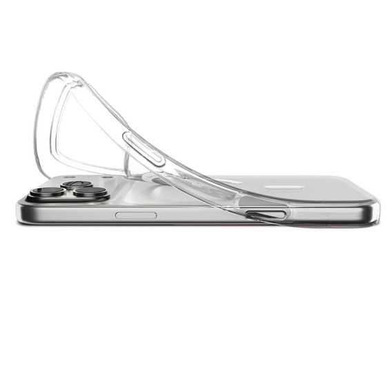 Etui Spigen do iPhone 17 Pro Max, Liquid Crystal Mag MagSafe, Clear/White