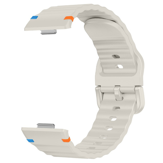 Pasek Silikonowy do Huawei Watch Fit 4 / 4 Pro / 3, Beżowy